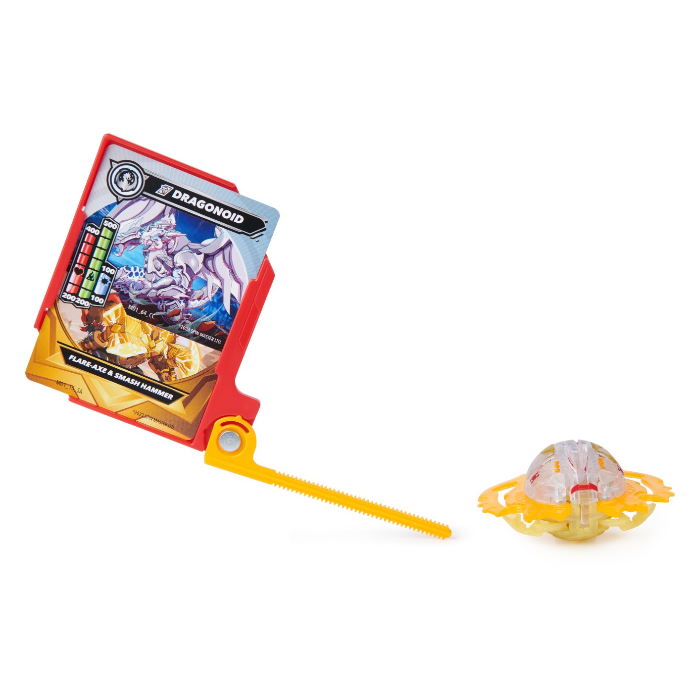 BAKUGAN SET DE LUPTA BRUISER, DRAGONOID, HAMMERHEAD, TITANIUM DRAGONOID SI NILLIOUS - imagine 8