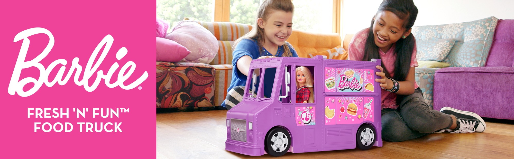 BARBIE SET CU RULOTA LA PICNIC - imagine 9
