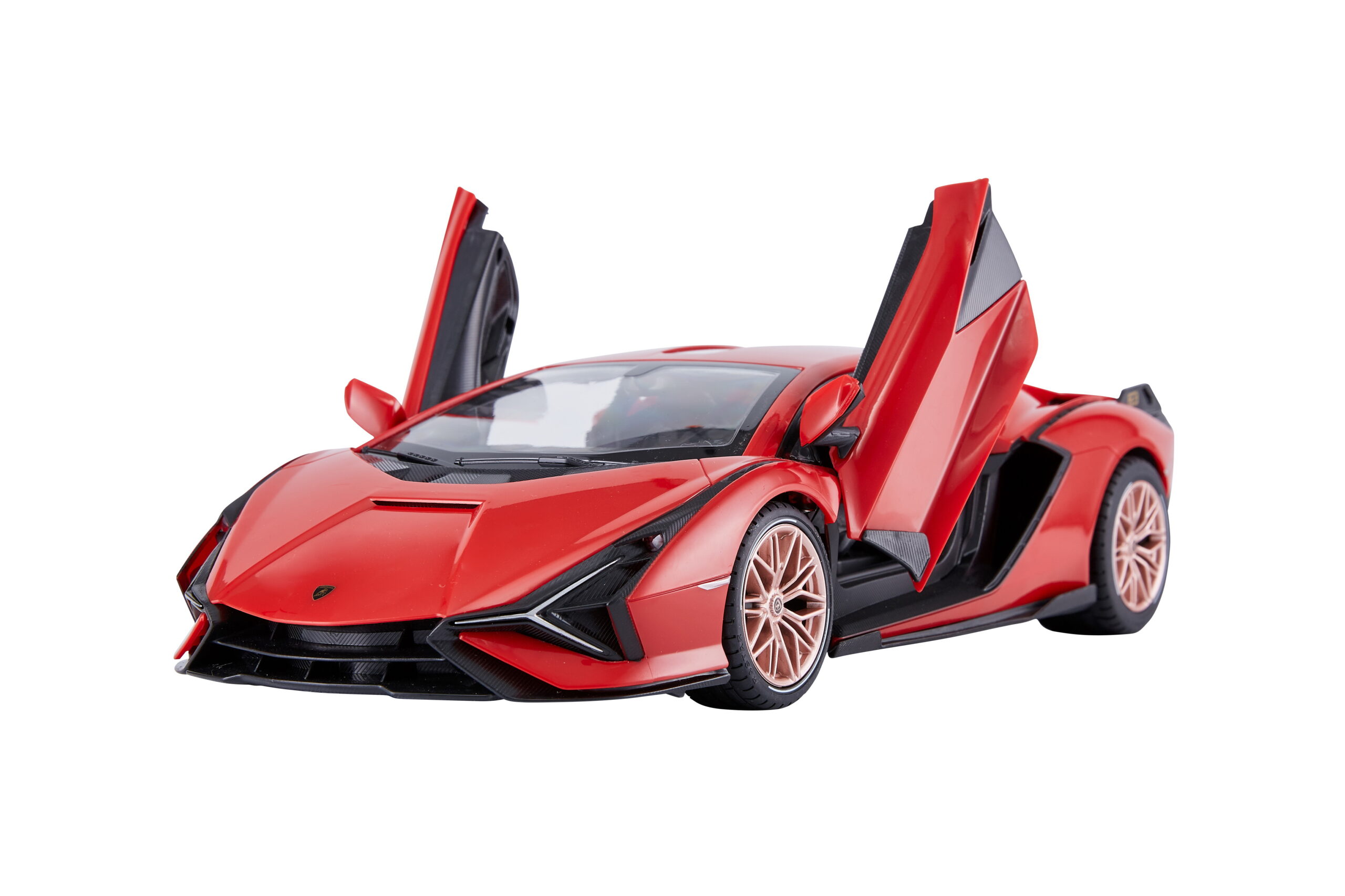 MASINA CU TELECOMANDA LAMBORGHINI SIAN ROSU CU SCARA 1 LA 14 - imagine 3
