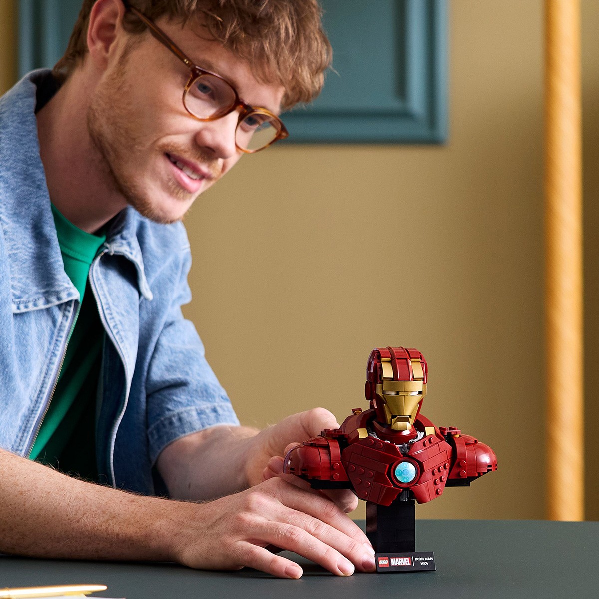 LEGO SUPER HEROES BUST IRON MAN 76327 - imagine 3