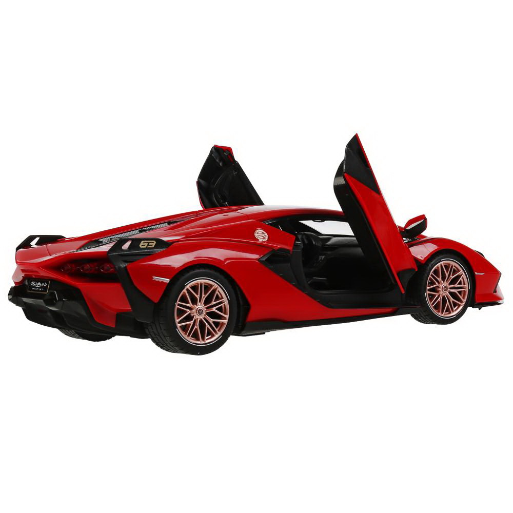 MASINA CU TELECOMANDA LAMBORGHINI SIAN ROSU CU SCARA 1 LA 14 - imagine 5