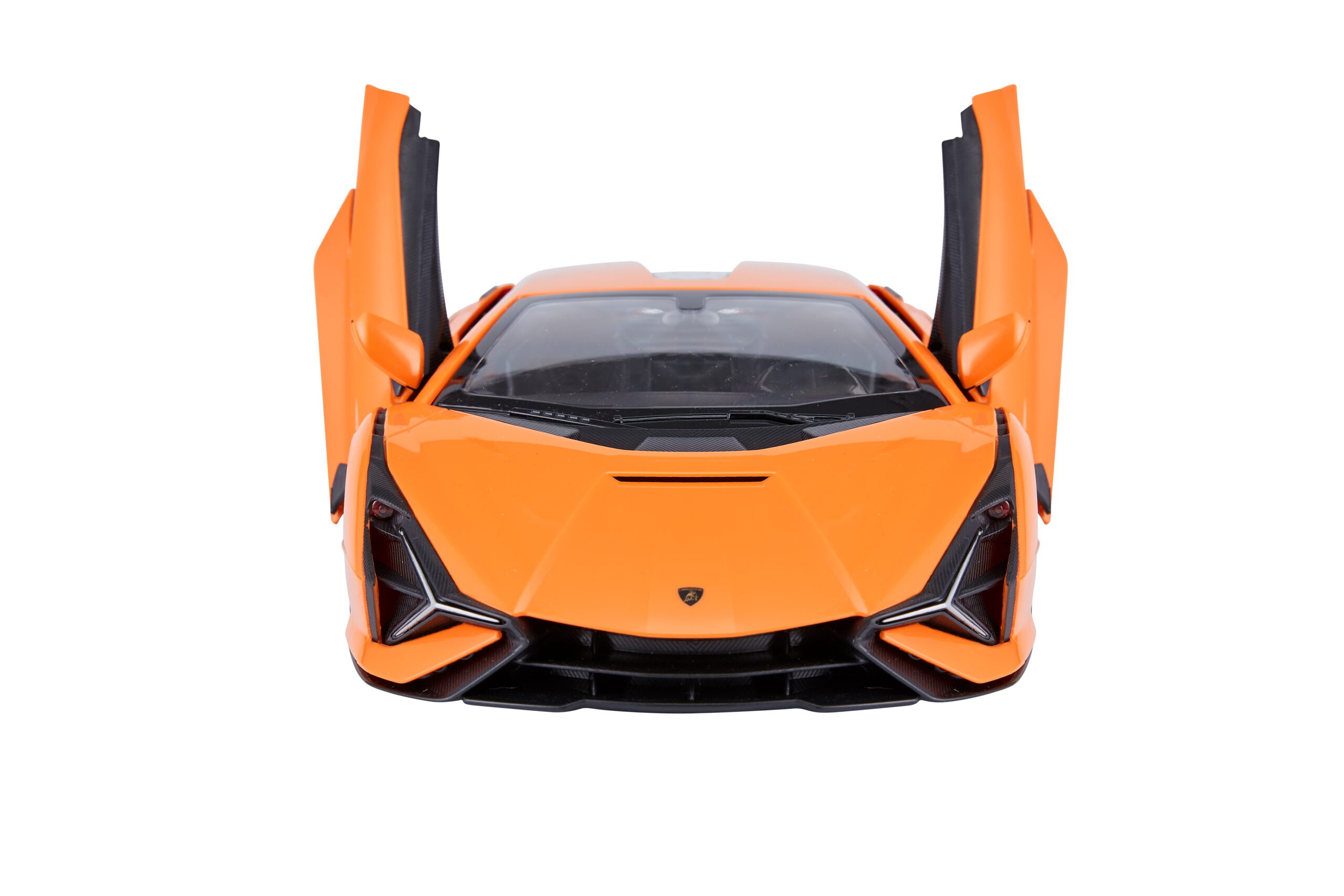 MASINA CU TELECOMANDA LAMBORGHINI SIAN PORTOCALIU CU SCARA 1 LA 14 - imagine 5