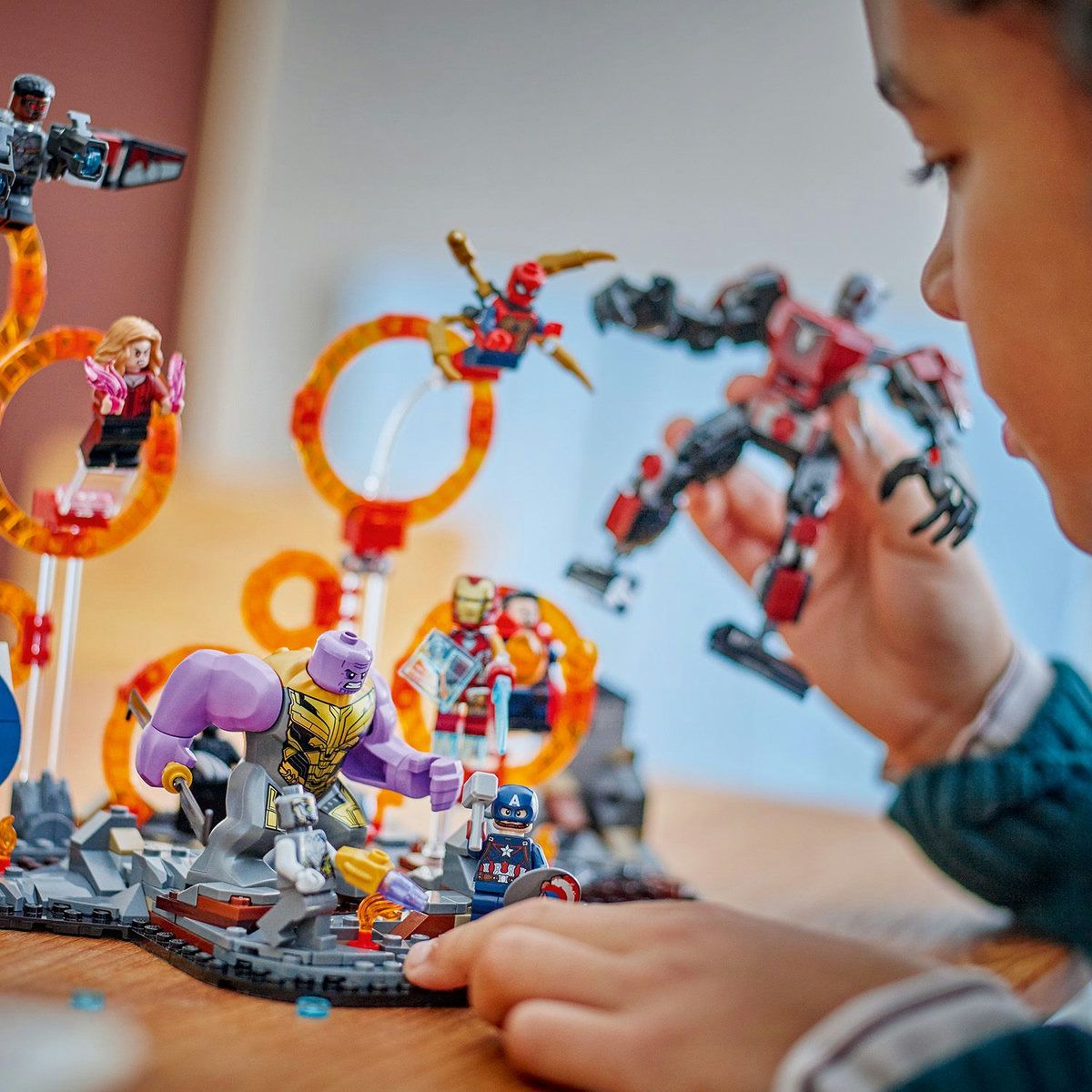 LEGO SUPER HEROES RAZBUNATORII SFARSITUL JOCULUI BATALIA FINALA 76323 - imagine 5