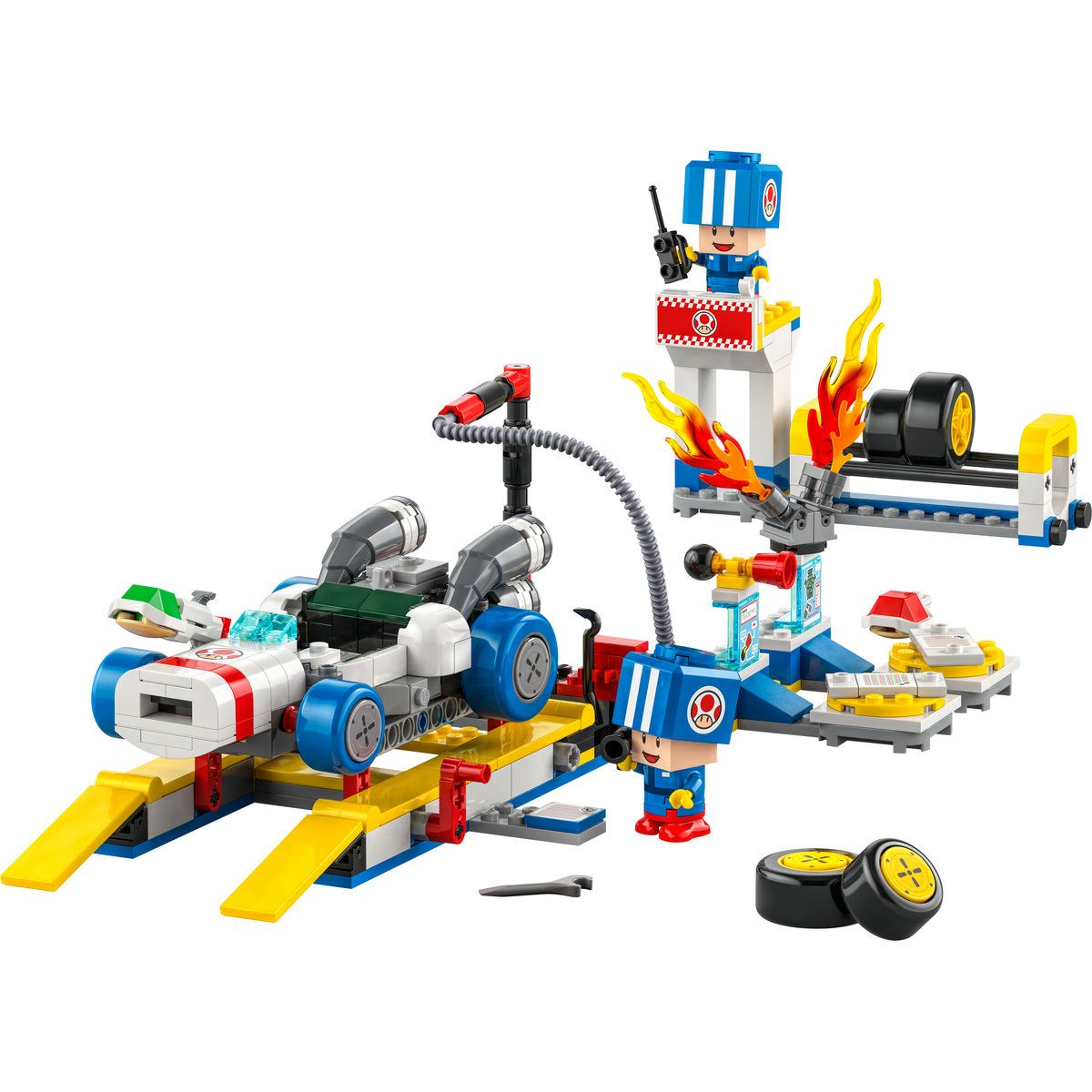 LEGO SUPER MARIO MARIO KART GARAJUL LUI TOAD 72035 - imagine 5