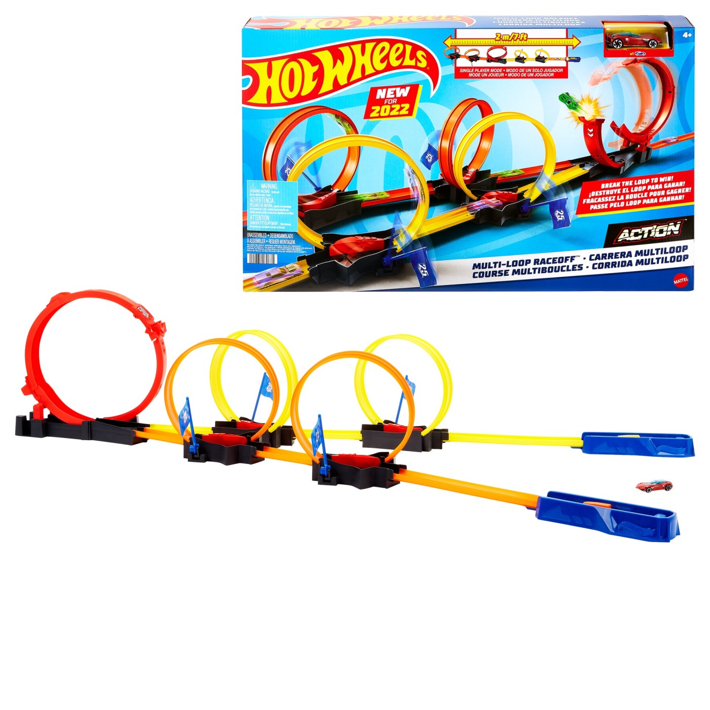 HOT WHEELS ACTION PISTA BUCLELOR DUBLE - imagine 8