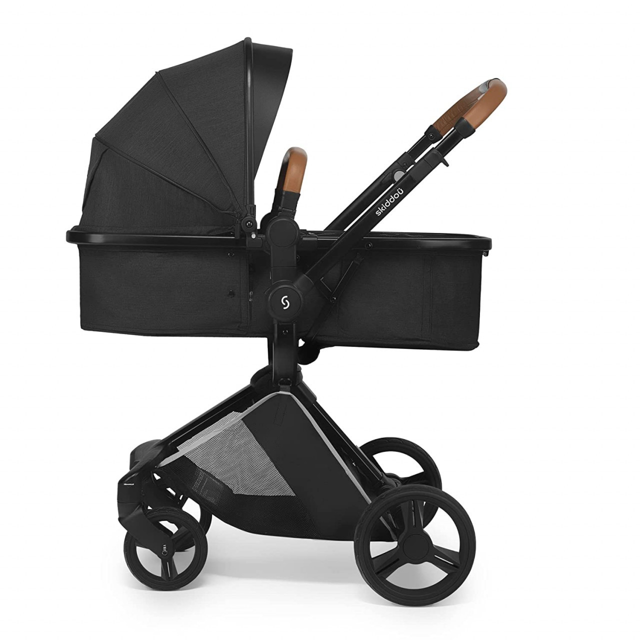 Carucior transformabil 2 in 1 Skiddou Nasjo Onyx, Negru - imagine 10