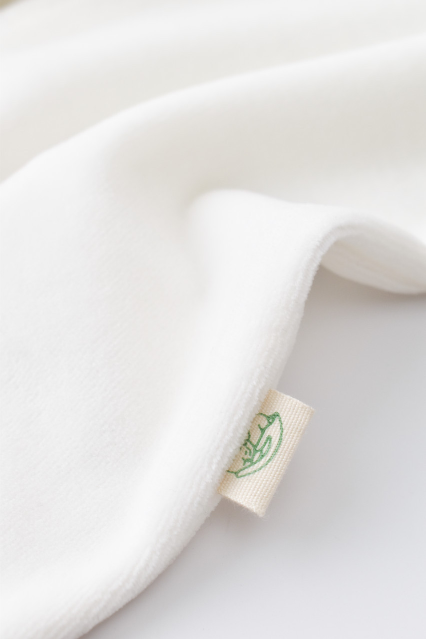 Salopeta cu maneca lunga si fermoar din 80%bumbac organic si 20% poliester - Ecru, BabyCosy - imagine 6