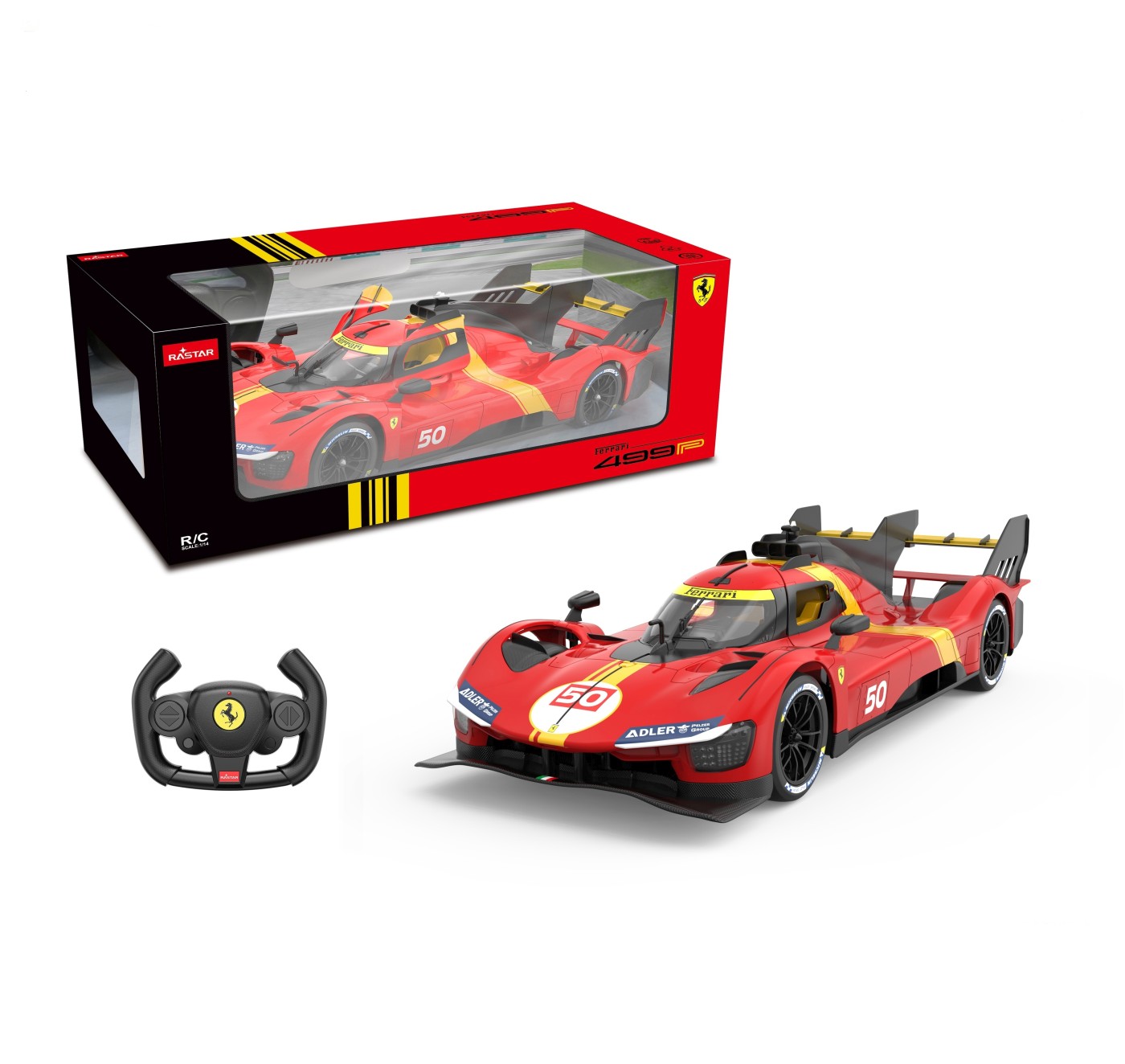 MASINA CU TELECOMANDA FERRARI 499P SCARA 1 LA 14 - imagine 2