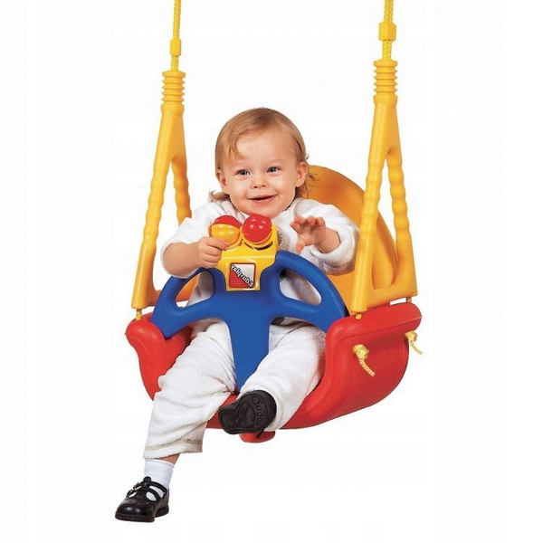 Leagan convertibil 3 în 1 Ecotoys SW-1421 – Rosu cu Galben Leagan convertibil 3 în 1 Ecotoys SW-1421 – Rosu cu Galben