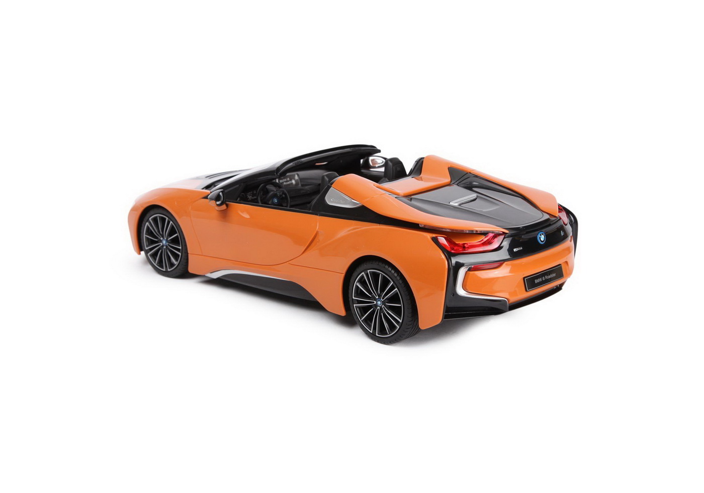 MASINA CU TELECOMANDA BMW I8 PORTOCALIE SCARA 1 LA 12 - imagine 2