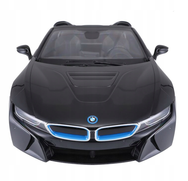 MASINA CU TELECOMANDA BMW I8 NEGRU SCARA 1 LA 12 - imagine 5