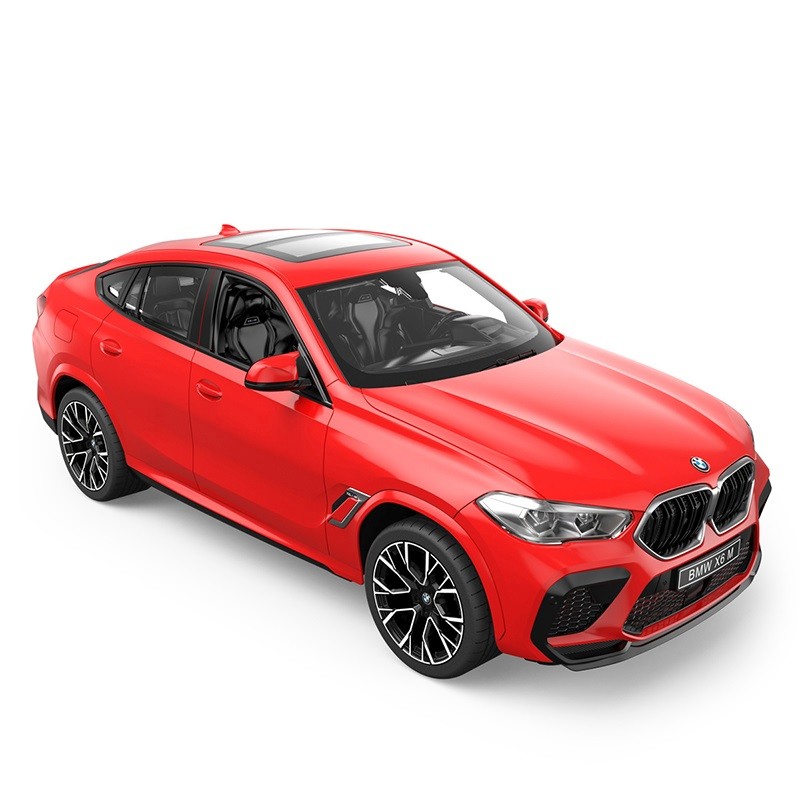 MASINA CU TELECOMANDA BMW X6 M ROSU SCARA 1 LA 14 - imagine 5