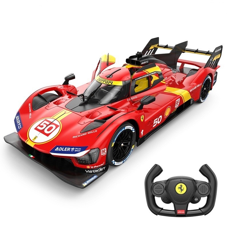 MASINA CU TELECOMANDA FERRARI 499P SCARA 1 LA 14 - imagine 6