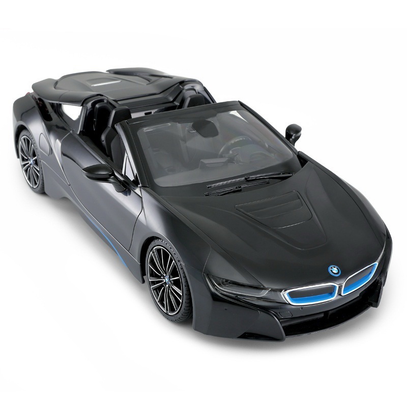 MASINA CU TELECOMANDA BMW I8 NEGRU SCARA 1 LA 12 - imagine 6