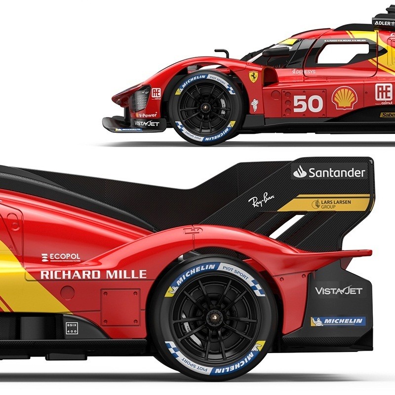 MASINA CU TELECOMANDA FERRARI 499P SCARA 1 LA 14 - imagine 10
