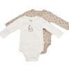 Set 2 body-uri cu maneca lunga petrecute, Girafa, BabyCosy, 100% bumbac organic Set 2 body-uri cu maneca lunga petrecute, Girafa, BabyCosy, 100% bumbac organic