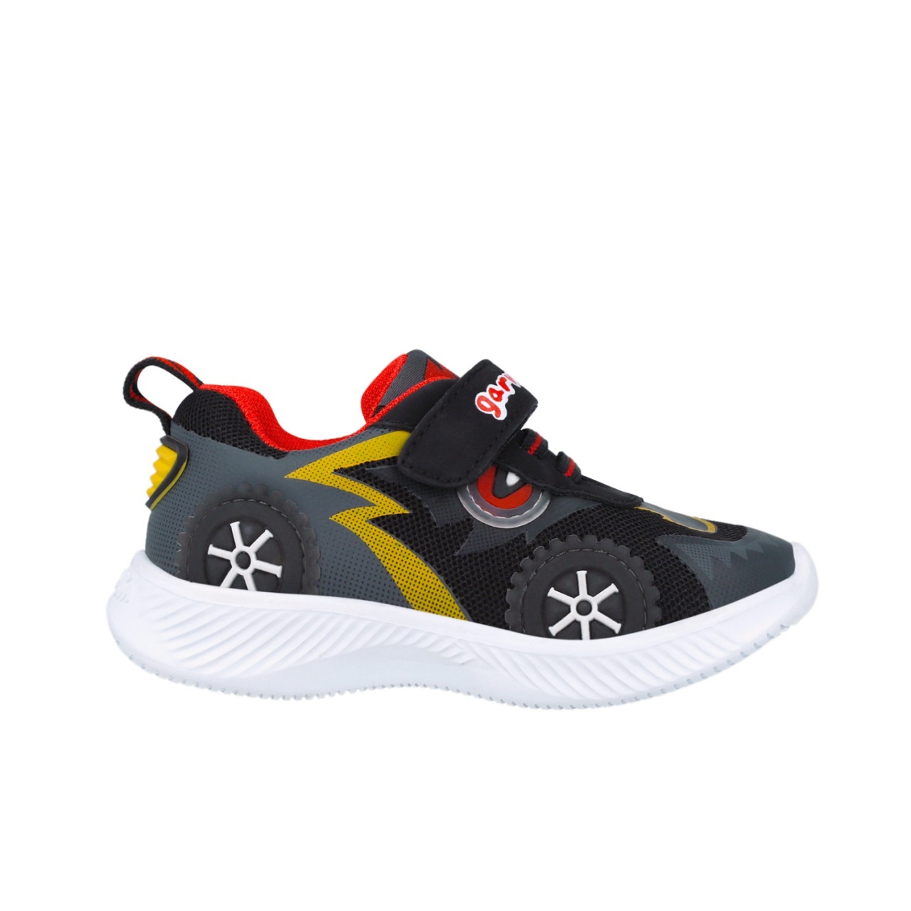 Sneakers cu roti si leduri Garvalin 252800, negri - imagine 3