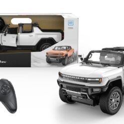 MASINA CU TELECOMANDA GMC HUMMER EV ALB SCARA 1 LA 16