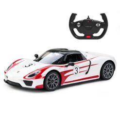 Alternative view of MASINA CU TELECOMANDA PORSCHE 918 SPYDER WEISSACH ALB SCARA 1 LA 14