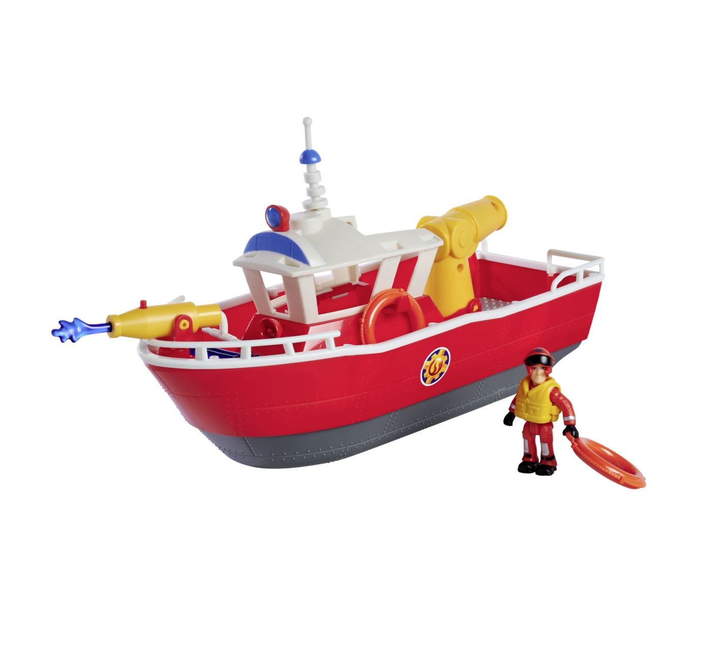 POMPIERUL SAM BARCA DE SALVARE TITAN CU FIGURINA SAM SI ACCESORII - imagine 4