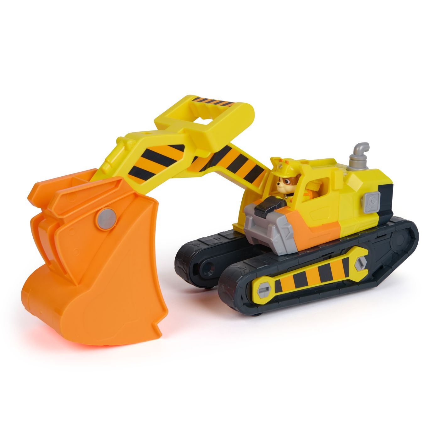 PATRULA CATELUSILOR RUBBLE SI ECHIPA VEHICUL BULDOZER MULTIFUNCTIONAL 2 IN 1 - imagine 2