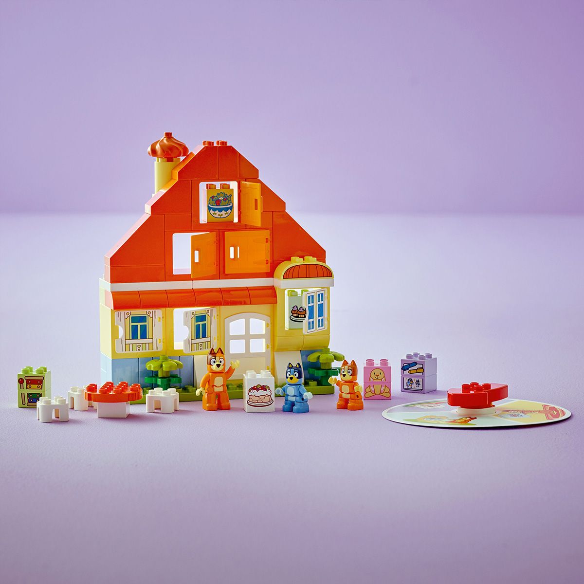 LEGO DUPLO CASA DE FAMILIE A LUI BLUE CU JOC DE MEMORIE 10459 - imagine 2