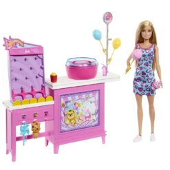 Alternative view of BARBIE MYSTERIES DETECTIVI PE PLAJA SET CABINA DE JOCURI SI PAPUSA BARBIE MALIBU CU ACCESORII
