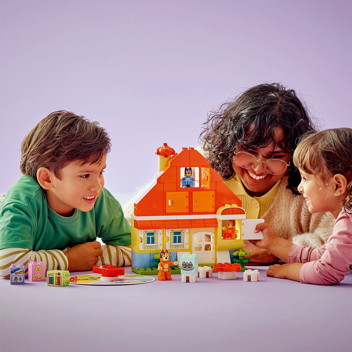 LEGO DUPLO CASA DE FAMILIE A LUI BLUE CU JOC DE MEMORIE 10459 - imagine 3
