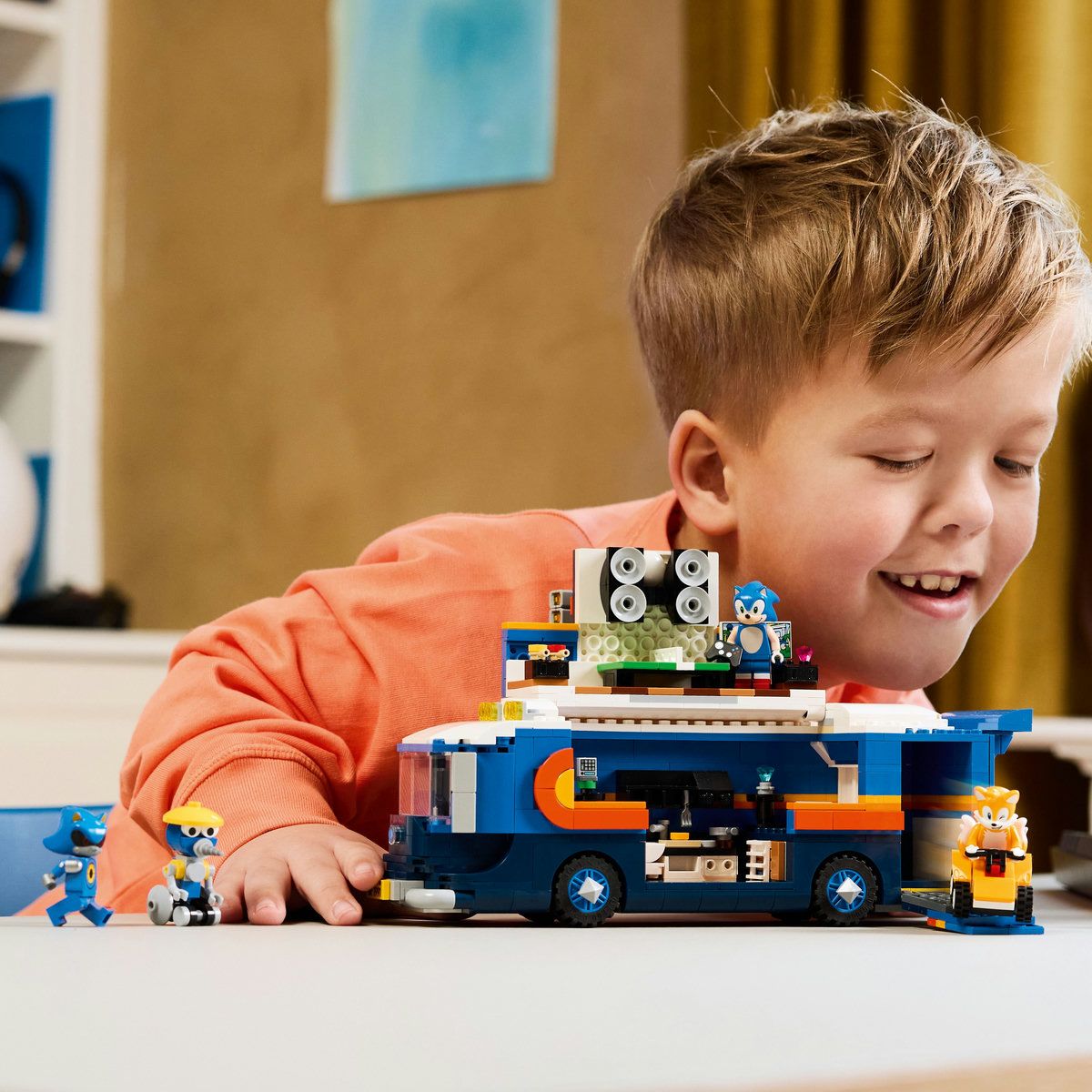 LEGO SONIC CAMIONUL DE COMANDA AL ECHIPEI SONIC 77006 - imagine 4