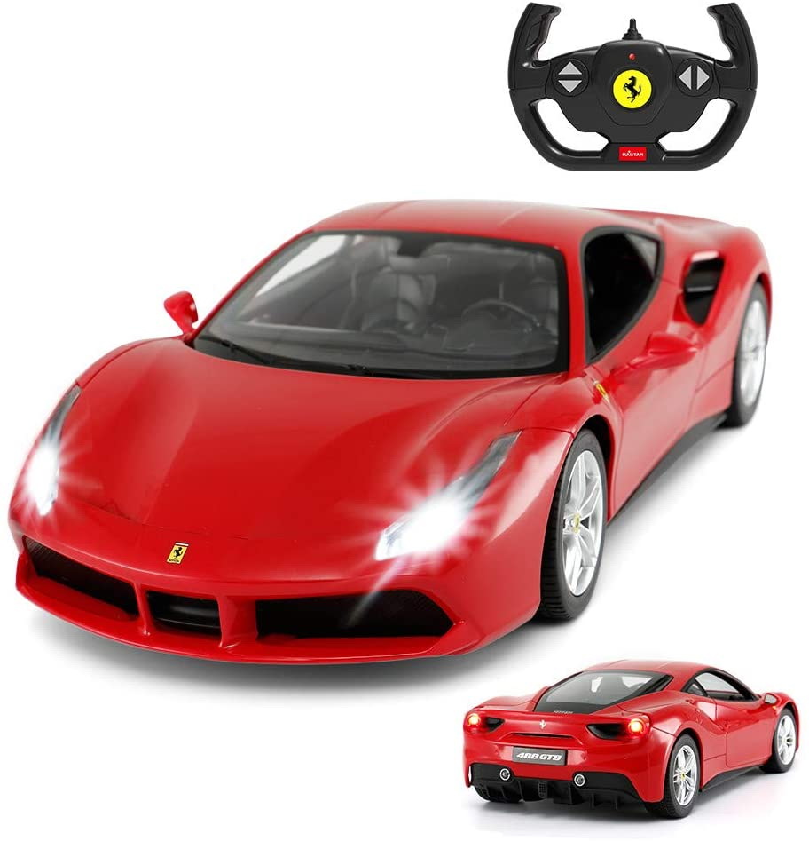 MASINA CU TELECOMANDA FERRARI 488 GTB SCARA 1 LA 14 - imagine 6