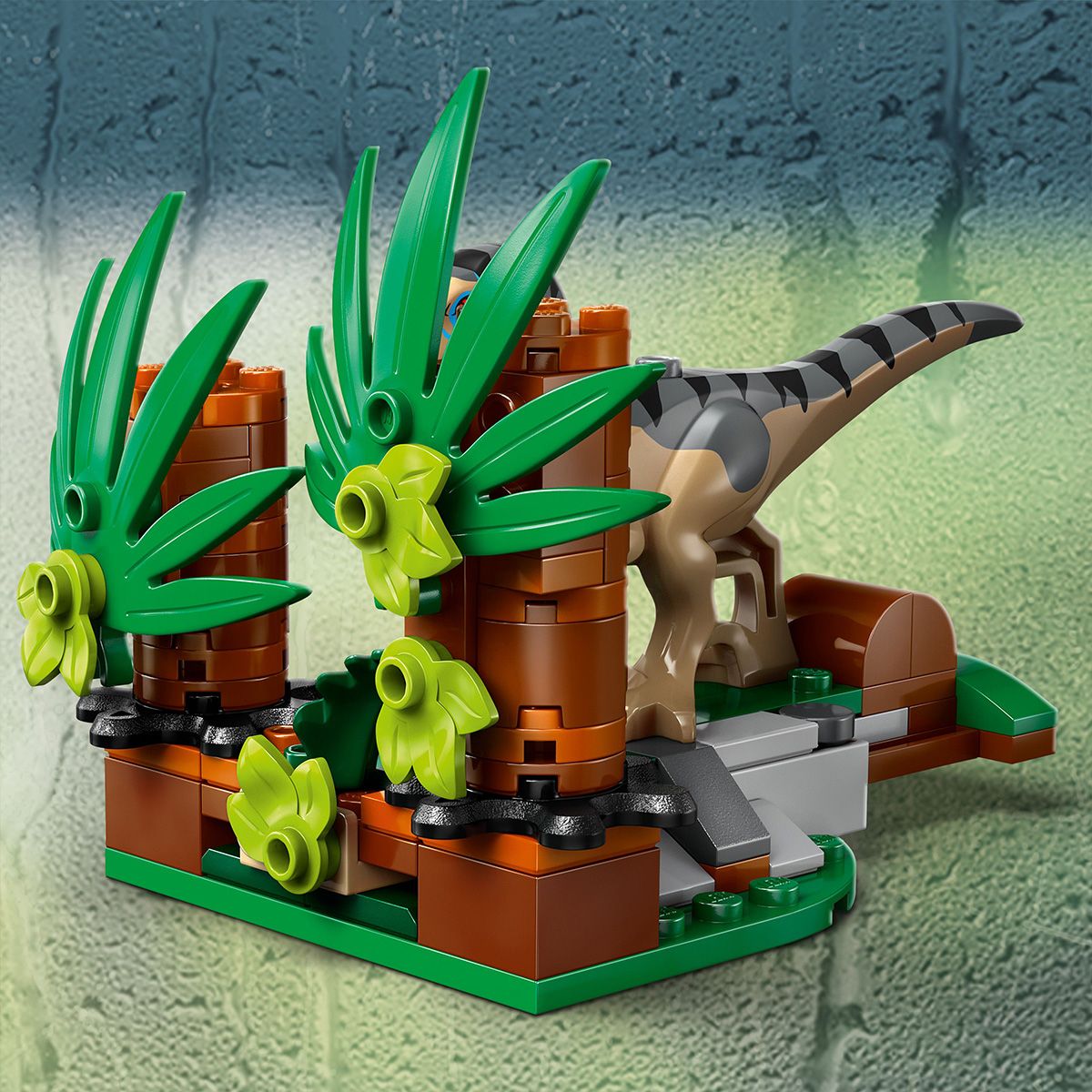 LEGO JURASSIC WORLD RENASTEREA EVADARE OFF-ROAD DIN CALEA UNUI VELOCIRAPTOR 76972 - imagine 6