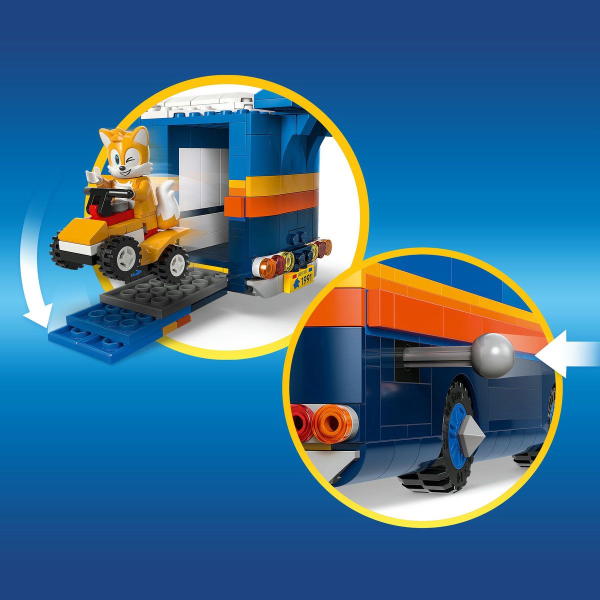 LEGO SONIC CAMIONUL DE COMANDA AL ECHIPEI SONIC 77006 - imagine 6