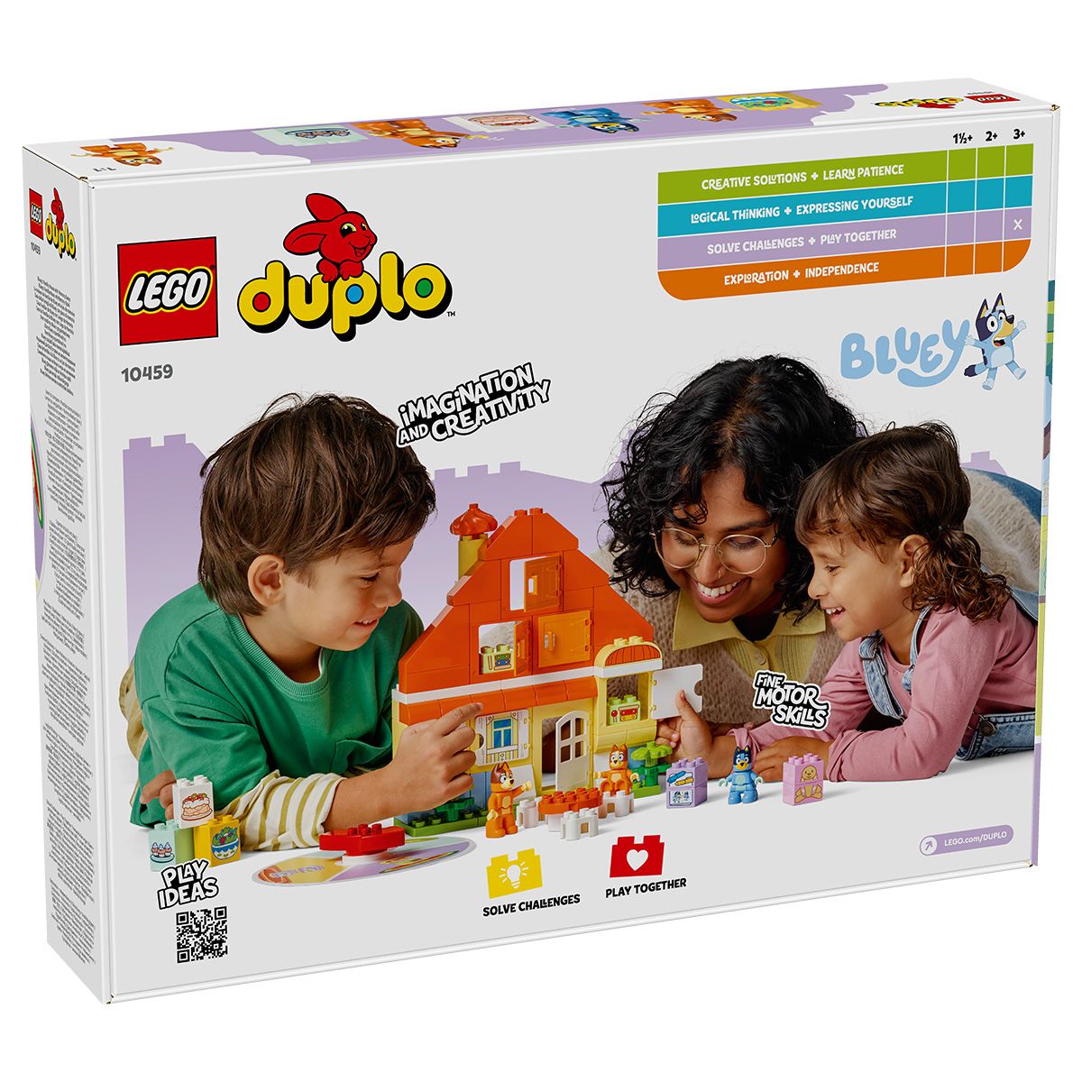 LEGO DUPLO CASA DE FAMILIE A LUI BLUE CU JOC DE MEMORIE 10459 - imagine 7