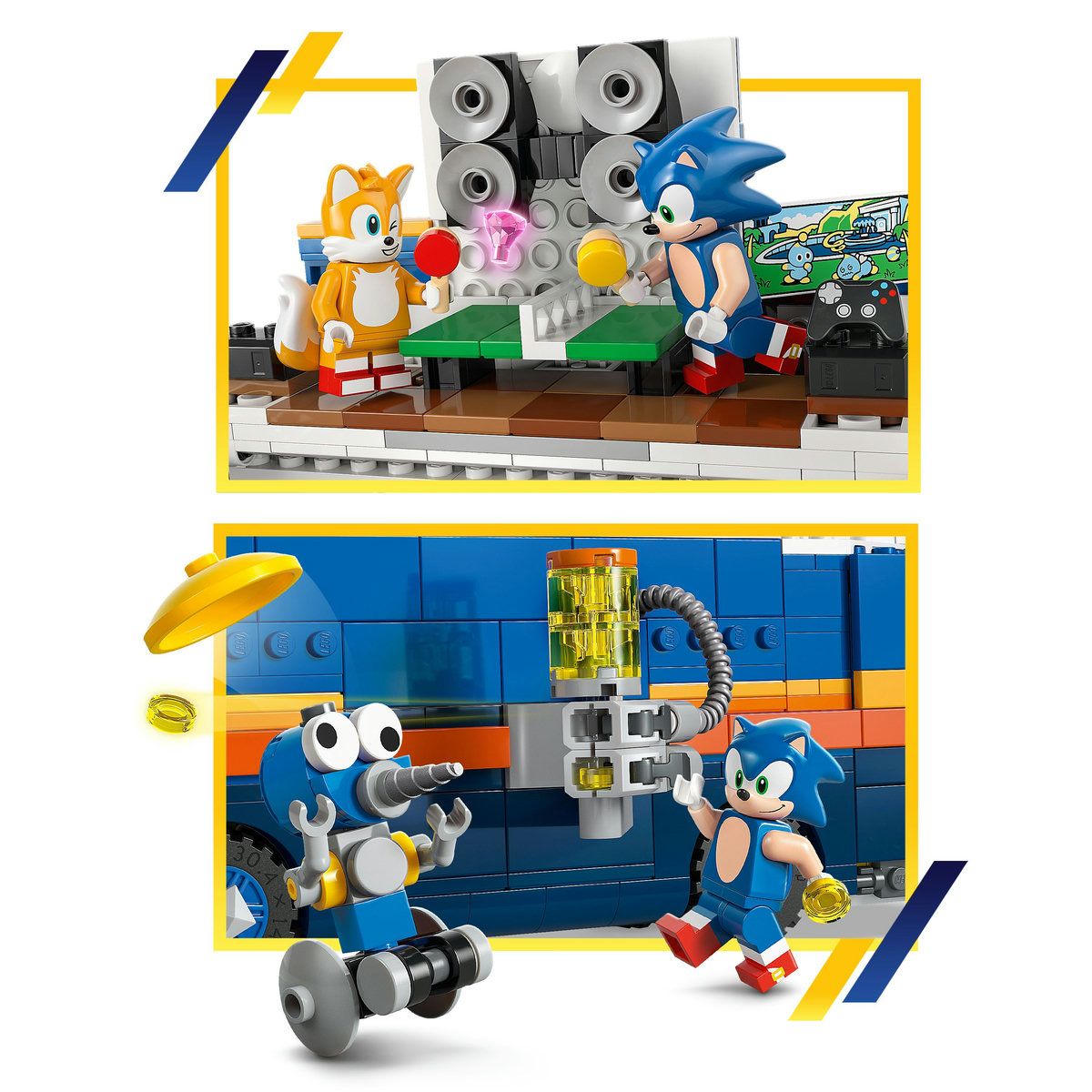 LEGO SONIC CAMIONUL DE COMANDA AL ECHIPEI SONIC 77006 - imagine 7
