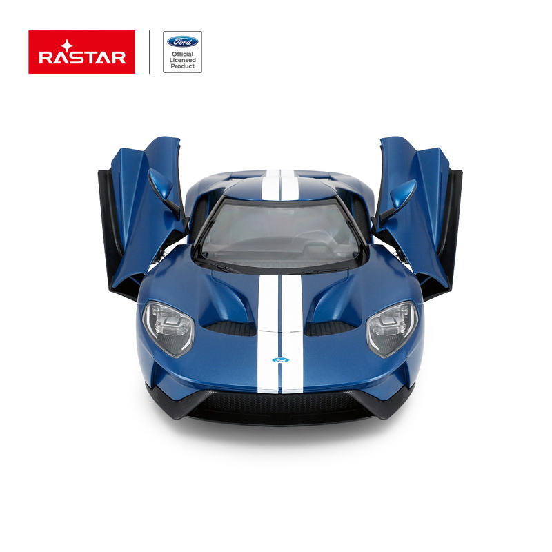 MASINA CU TELECOMANDA FORD GT ALBASTRU CU SCARA 1 LA 14 - imagine 9