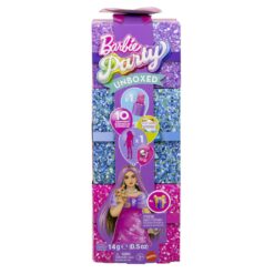 BARBIE SET PARTY UNBOXED REVEAL PAPUSA BARBIE MOV CU 10 ACCESORII SURPRIZA BARBIE SET PARTY UNBOXED REVEAL PAPUSA BARBIE MOV CU 10 ACCESORII SURPRIZA