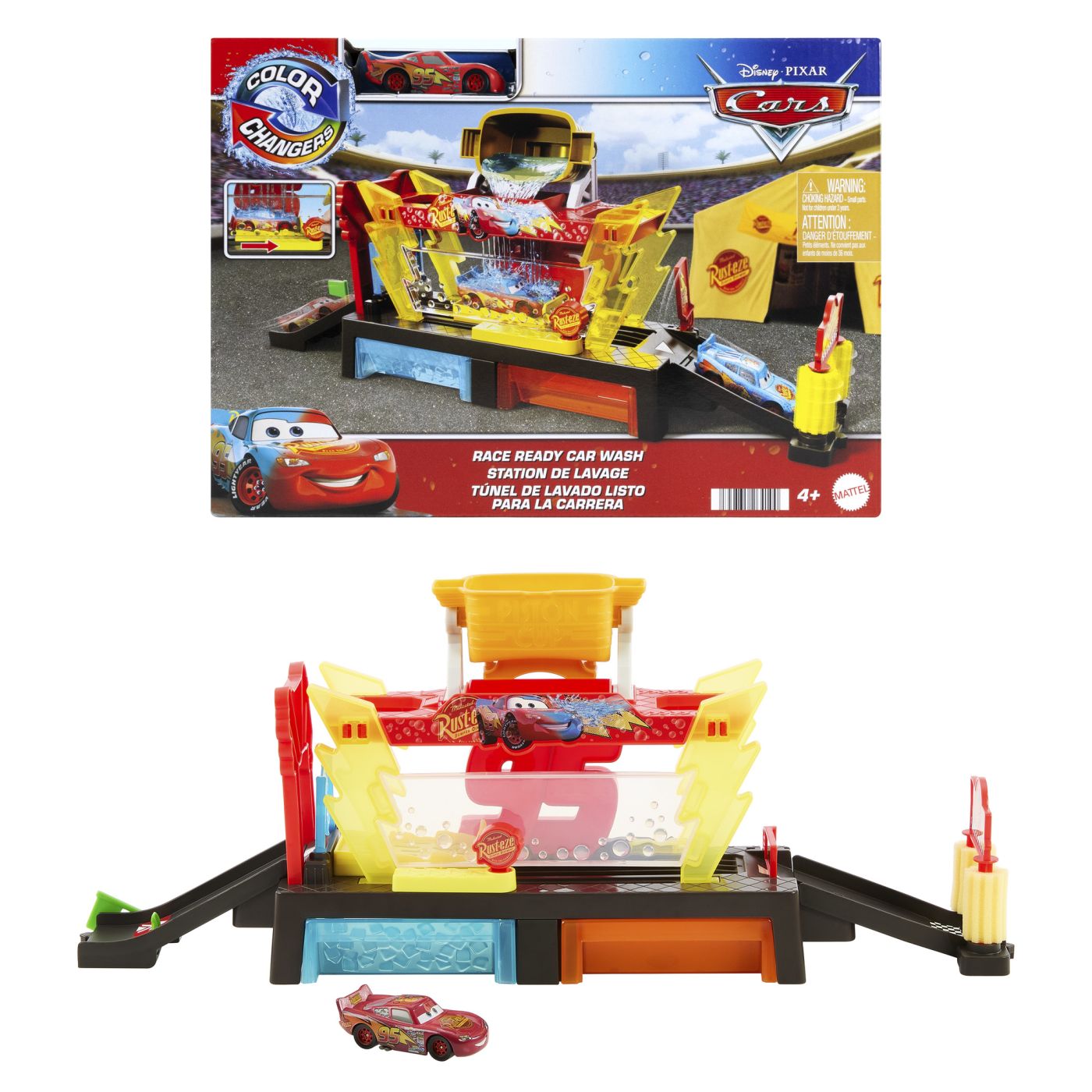 CARS SET DE JOACA SPALATORIE AUTO CU 1 MASINUTA INCLUSA COLOR CHANGE - imagine 2