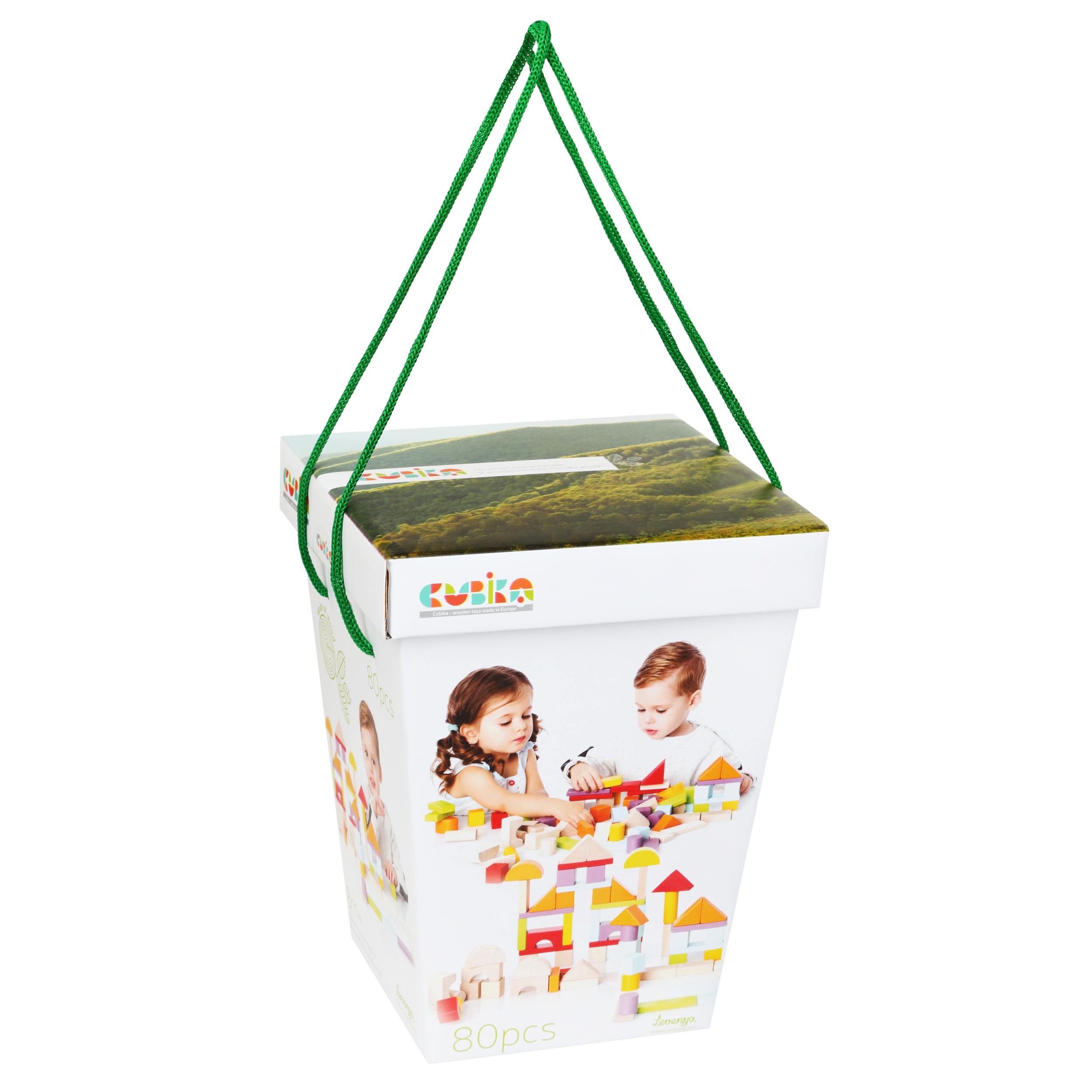 Jucarie din lemn, Cubika, "Set constructii" - imagine 3