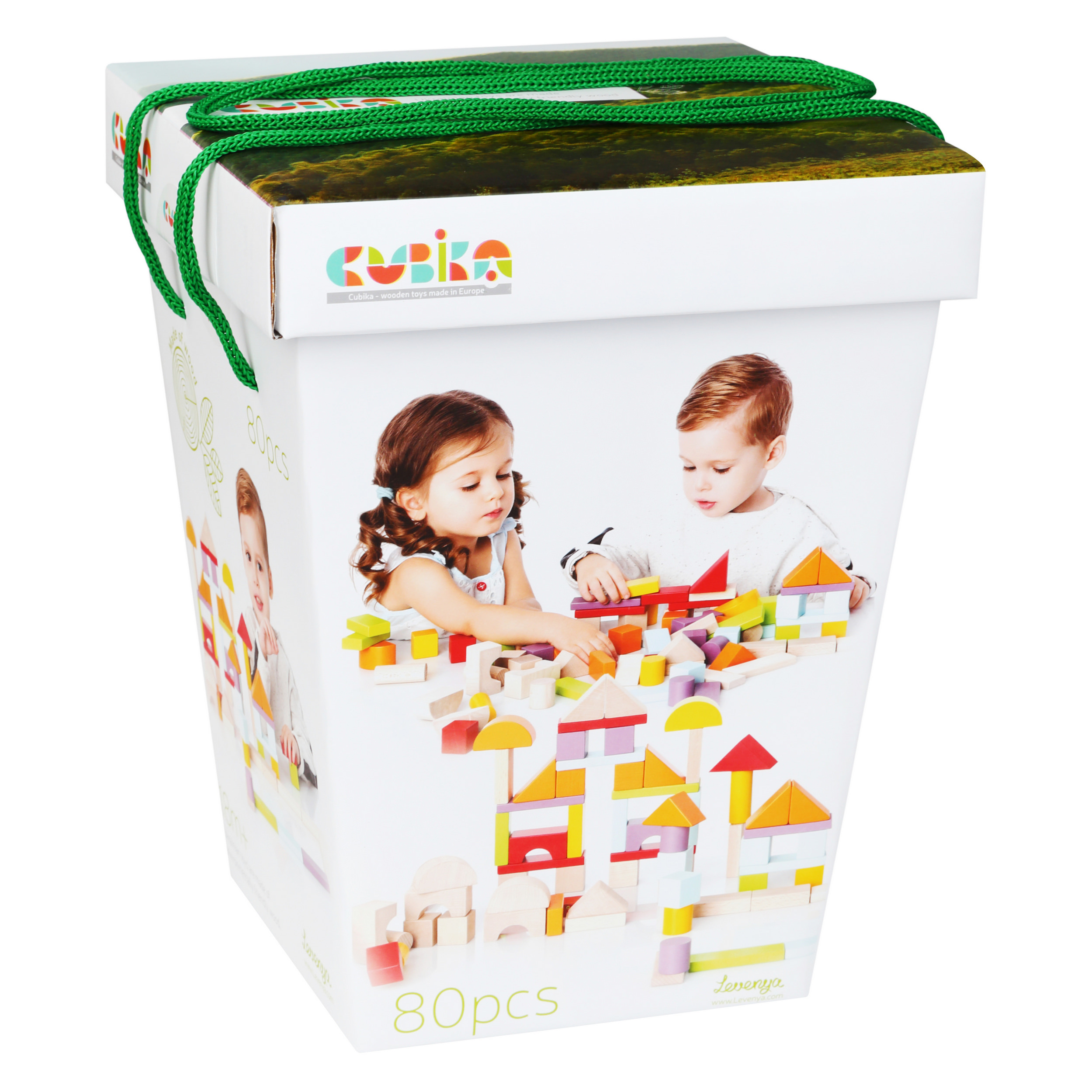 Jucarie din lemn, Cubika, "Set constructii" - imagine 2
