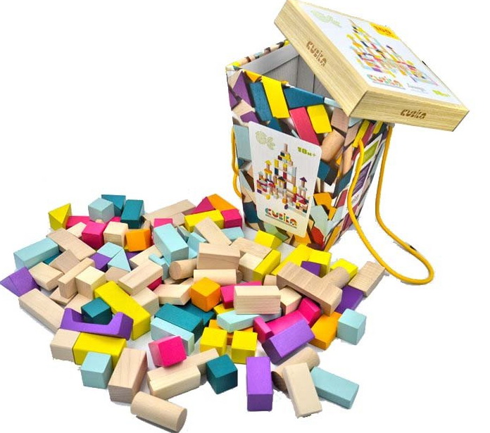 Joc din lemn, Set de constructii Cubika 1 Joc din lemn, Set de constructii Cubika 1