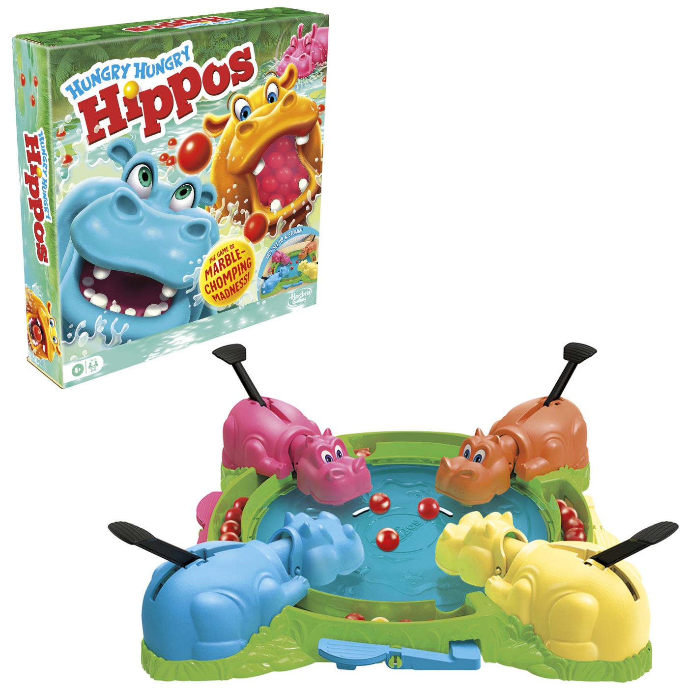 JOC HUNGRY HUNGRY HIPPOS REFRESH IN LIMBA ENGLEZA - imagine 3