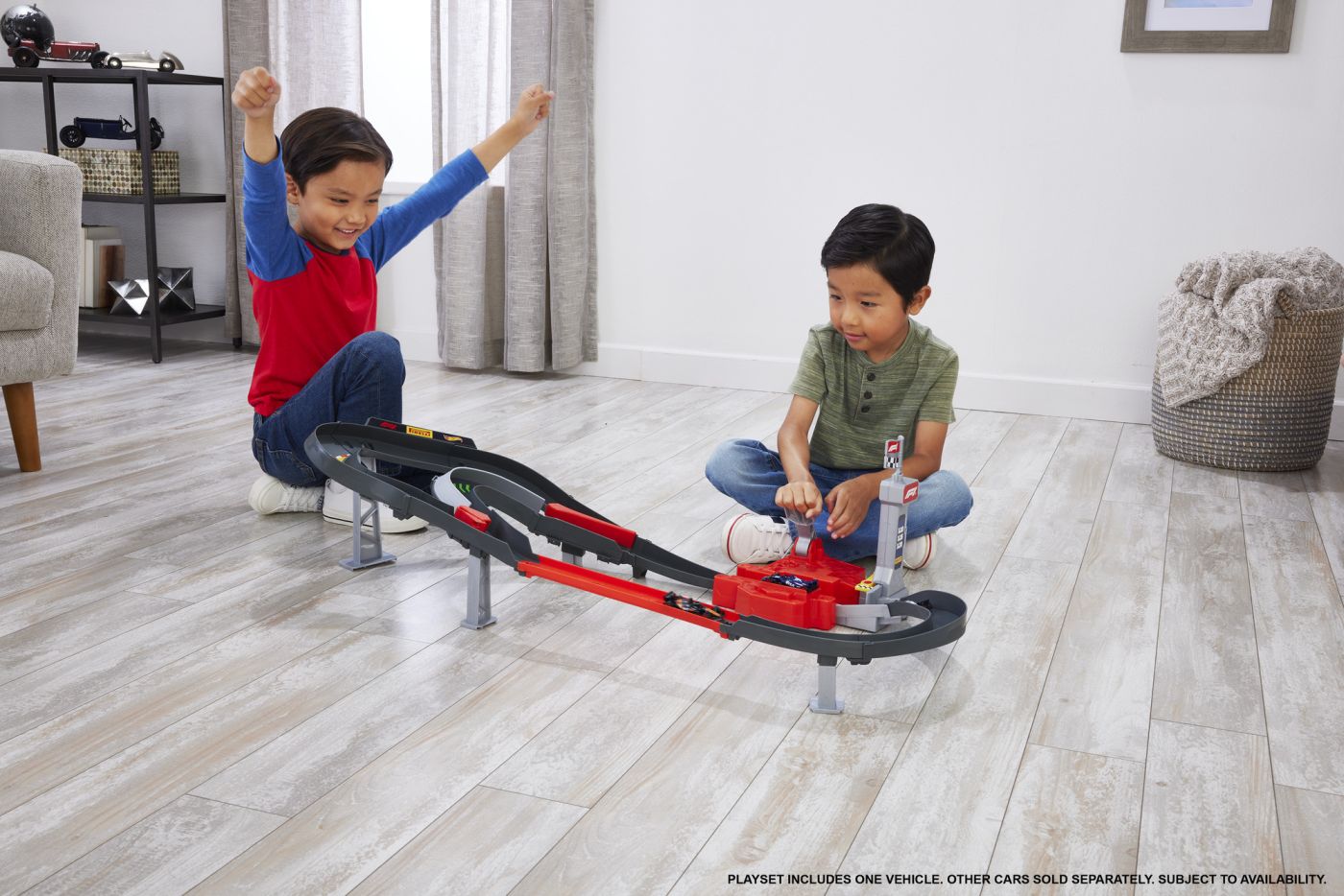 HOT WHEELS RACING CURCUIT DE CURSE FORMULA 1 CU 3 MASINUTE INCLUSE - imagine 5
