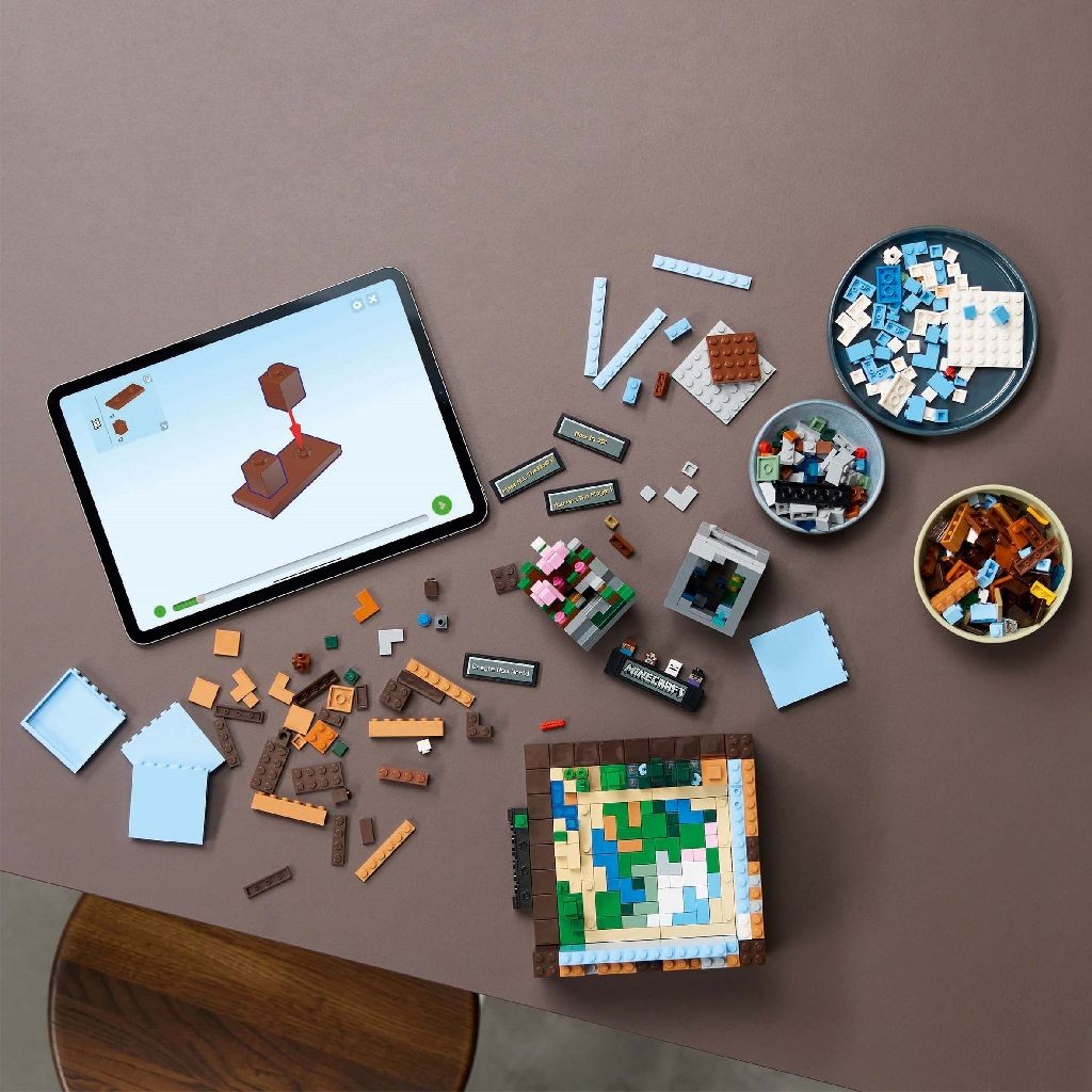 LEGO MINECRAFT MASA DE LUCRU 21265 - imagine 4