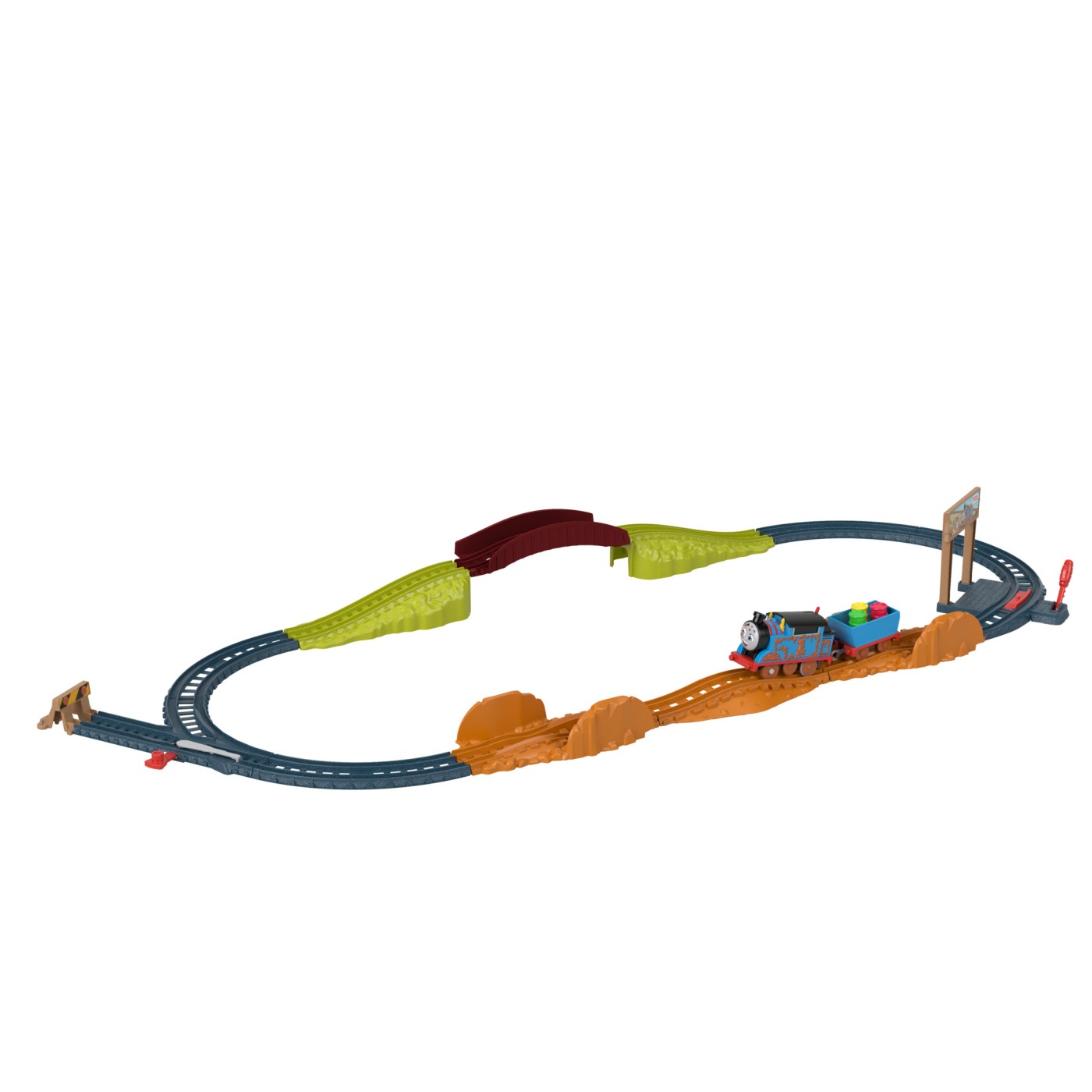 THOMAS SET DE JOACA CU LOCOMOTIVA MUDDY MOTORIZATA SI ACCESORII - imagine 5