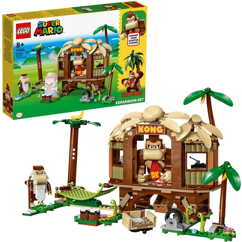 LEGO SUPER MARIO SET DE EXTINDERE CASA DIN COPAC A LUI DONKEY KONG 71424 - imagine 6