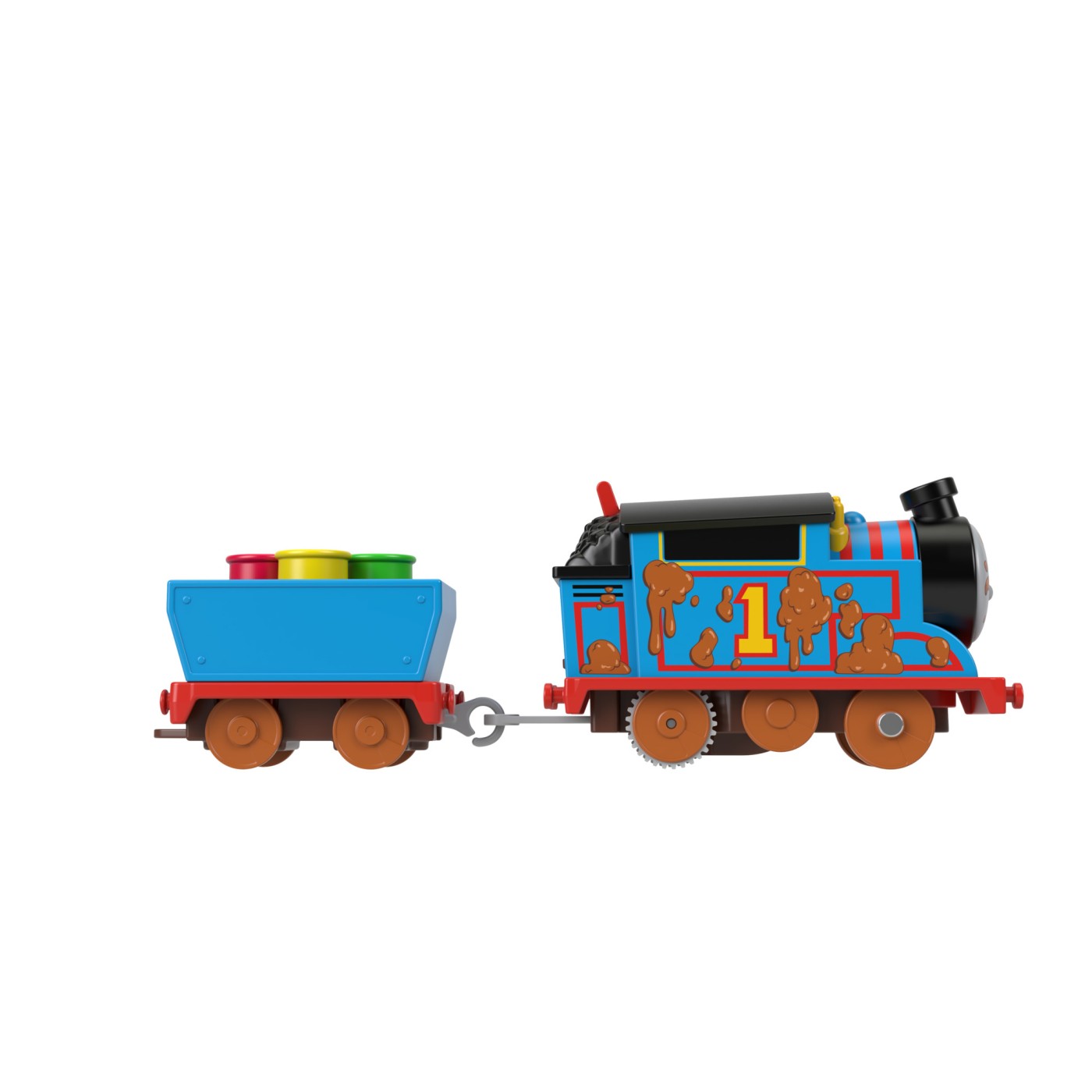 THOMAS SET DE JOACA CU LOCOMOTIVA MUDDY MOTORIZATA SI ACCESORII - imagine 9