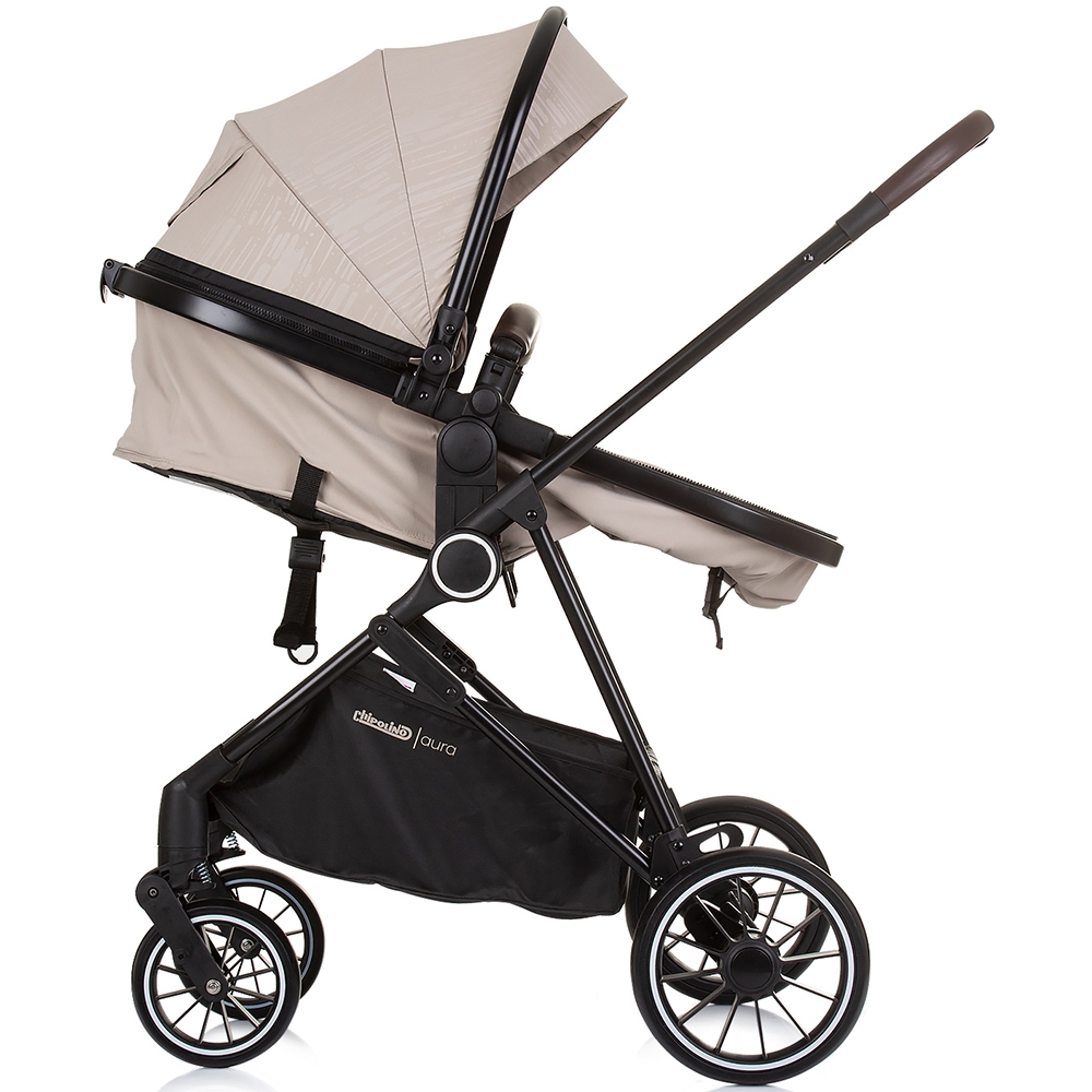 Carucior Chipolino Aura 2 in 1 macadamia - imagine 5