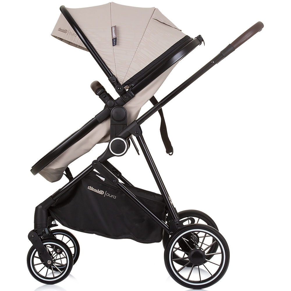 Carucior Chipolino Aura 2 in 1 macadamia - imagine 4
