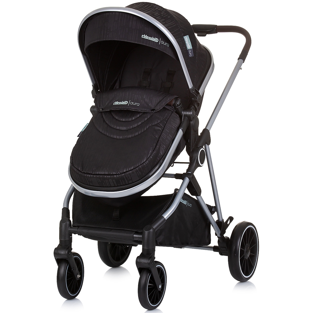 Carucior Chipolino Aura 2 in 1 obsidian - imagine 3