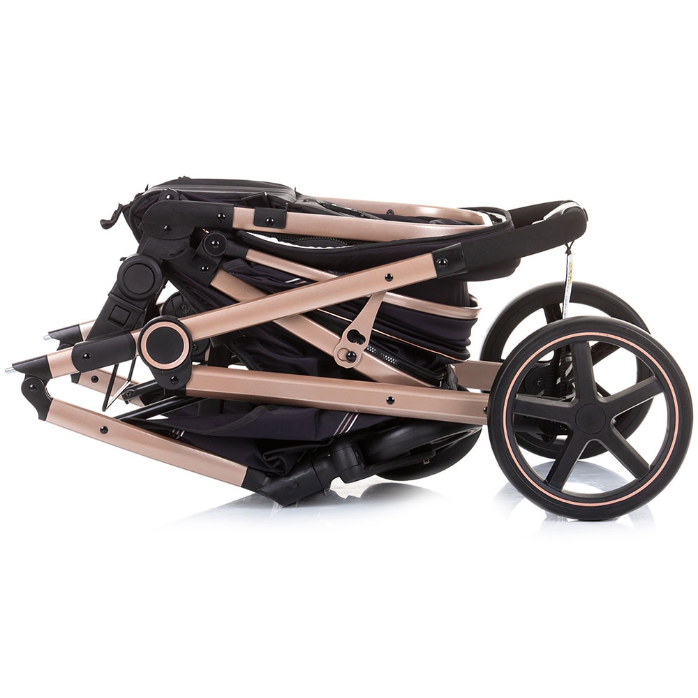 Carucior Chipolino Misty 2 in 1 pure black - imagine 7